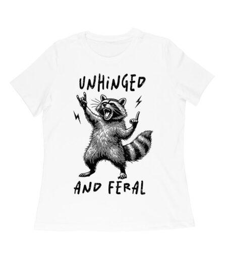 Unhinged and Feral Raccoon