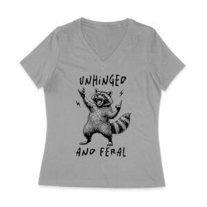 Unhinged and Feral Raccoon