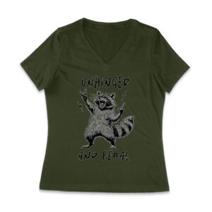 Unhinged and Feral Raccoon