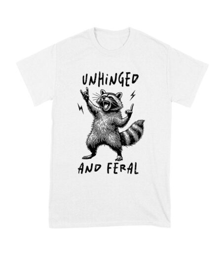 Unhinged and Feral Raccoon