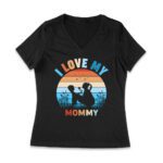 I Love You Mom - Mother's Day T-Shirt - Cute Gift for Mom - Heartfelt Family Tee - Mom Appreciation Shirt Women Jersey V-Neck – Viva Party