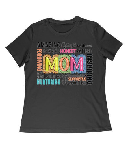 Amazing Mom - Inspiring Forgiving Productive T-Shirt - Mother's Day Gift - Motivational Mom Tee Women Relaxed – Viva Party