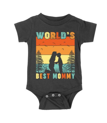 World's Best Mommy - Cute Mother's Day T-Shirt - Gift for Mom - Adorable Mom Appreciation Tee Unisex Baby Jersey – Viva Party
