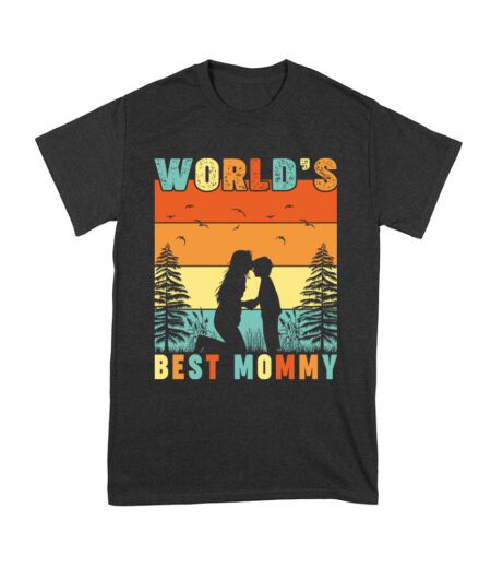 World's Best Mommy - Cute Mother's Day T-Shirt - Gift for Mom - Adorable Mom Appreciation Tee Unisex Youth – Viva Party