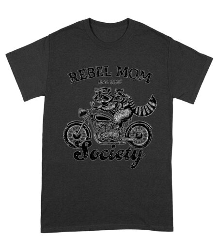 Rebel Mom Est. 2025 - Society Feral T-Shirt Design - Bold Mom Tee - Funny Mother?s Day Gift Unisex Adult – Viva Party