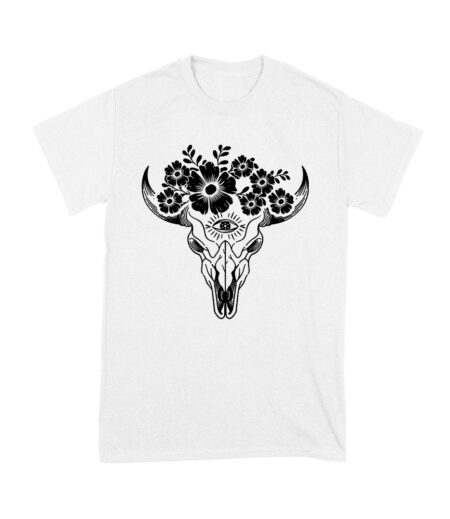 Rodeo Cow Skull T-Shirt