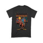 Rodeo Horse Riding T-Shirt - Western Cowboy Graphic Tee - Vintage Country Rodeo Shirt - Rustic Cowboy Outfit for Men & Women Unisex Toddler – Viva Party
