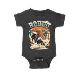 Cowboy Rodeo T-Shirt - Western Horse Riding Graphic Tee - Vintage Country Ranch Style Shirt for Men & Women Unisex Baby Jersey – Viva Party