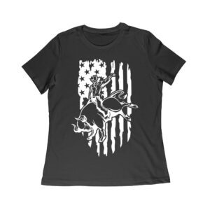 Rodeo T-Shirt - Western Cowboy Graphic Tee - Vintage Country Horse Riding Shirt for Rodeo Lovers & Ranchers Women Relaxed – Viva Party