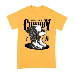 American Cowboy 1991 Wild West T-Shirt