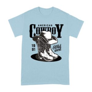 American Cowboy 1991 Wild West T-Shirt