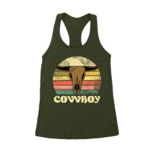 Cowboy Bull Skull T-Shirt