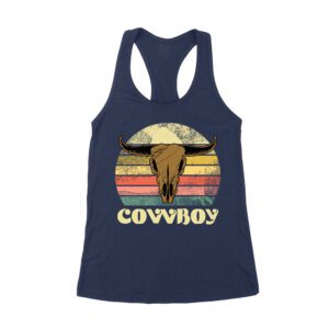 Cowboy Bull Skull T-Shirt