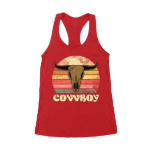 Cowboy Bull Skull T-Shirt