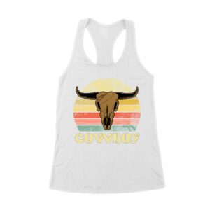 Cowboy Bull Skull T-Shirt