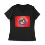 Guadalajara Soccer T-Shirt - Fierce Football Club Pride - Mexico Futbol Fan Apparel - Unisex Youth & Adult Tee - Game Day Essential - Black Women Jersey V-Neck – Viva Party