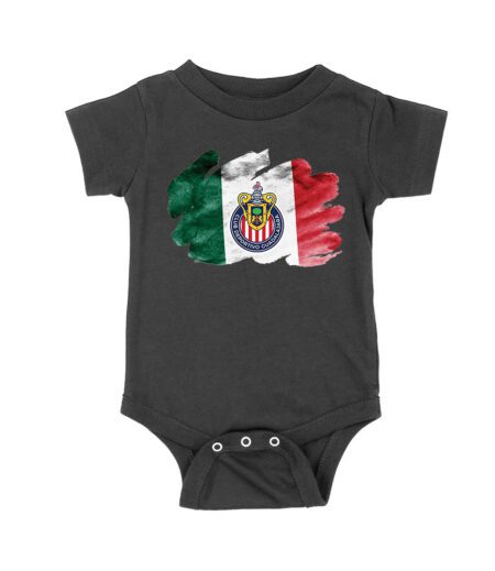 Guadalajara Soccer T-Shirt - Mexico Flag Background - Fierce Football Club Pride - Unisex Youth & Adult Tee - Bold Game Day Apparel Unisex Baby Jersey – Viva Party