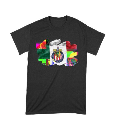 Guadalajara Soccer T-Shirt - Mexico Flag Background - Fierce Football Club Pride - Unisex Youth & Adult Tee - Bold Game Day Apparel Unisex Toddler – Viva Party