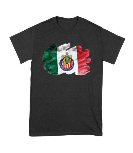 Guadalajara Soccer T-Shirt - Mexico Flag Background - Fierce Football Club Pride - Unisex Youth & Adult Tee - Bold Game Day Apparel Unisex Youth – Viva Party
