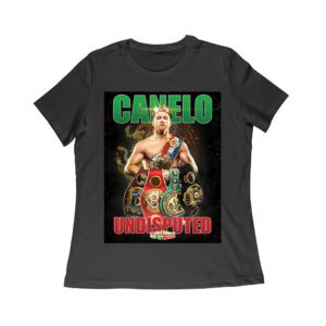 Canelo Undisputed - 4Lov of Boxing T-Shirt - Bold Fighter Graphic Tee for Combat Sports Fans Women Relaxed – Viva Party