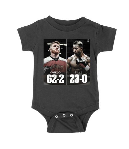 Canelo 62-2 vs Scull 23-0 Face-Off T-Shirt - Fight Records Boxing Hype Fan Apparel Unisex Baby Jersey – Viva Party