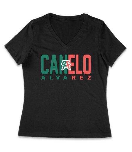 Orgullo Mexicano Canelo T-Shirt - Mexican Pride Boxing Fan Tee for Supporters and Fight Nights Women Jersey V-Neck – Viva Party