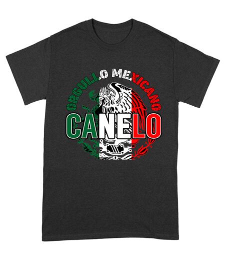 Orgullo Mexicano Canelo T-Shirt - Mexican Pride Boxing Fan Tee for Supporters and Fight Nights Unisex Adult – Viva Party