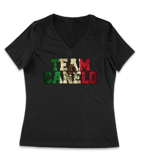 Team Canelo T-Shirt - Supporter Fan Tee for Fight Night and Boxing Enthusiasts Worldwide Women Jersey V-Neck – Viva Party