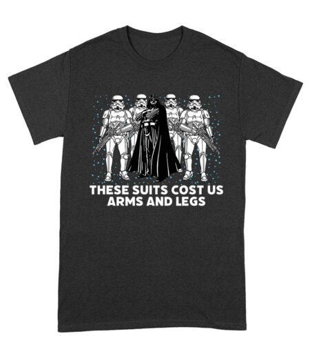 These Suits Cost Us Arms and Legs Shirt - Funny Darth Vader Inspired Tee - Sci-Fi Fan Gift Unisex Adult – Viva Party