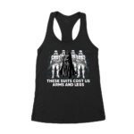 These Suits Cost Us Arms and Legs Shirt - Funny Darth Vader Inspired Tee - Sci-Fi Fan Gift Women's Racerback Tank Top – Viva Party