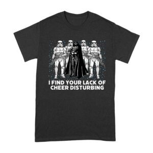 I Find Your Lack of Cheer Disturbing Shirt - Funny Darth Vader Inspired Tee - Sci-Fi Holiday Gift Unisex Adult – Viva Party