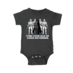 I Find Your Lack of Cheer Disturbing Shirt - Funny Darth Vader Inspired Tee - Sci-Fi Holiday Gift Unisex Baby Jersey – Viva Party