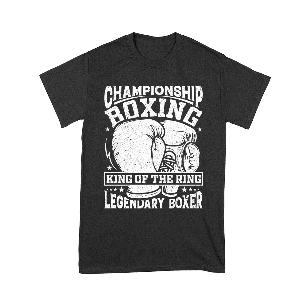 Cart-75_Y-Black.jpg Championship Boxing ? King Of The Ring Legendary Boxer T-Shirt Unisex Youth – Viva Party