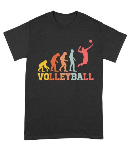 Evolution of Volleyball Player ? Funny Sports T-Shirt Unisex Adult – Viva Party