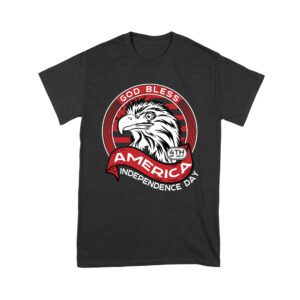 God Bless 4th of July - America Independence Day Eagle Tee Unisex Youth – Viva Party