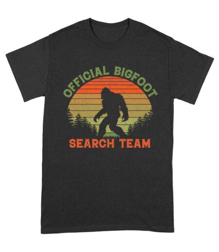 Official Bigfoot Search Team T-Shirt - Funny Sasquatch Hunter Tee Unisex Adult – Viva Party