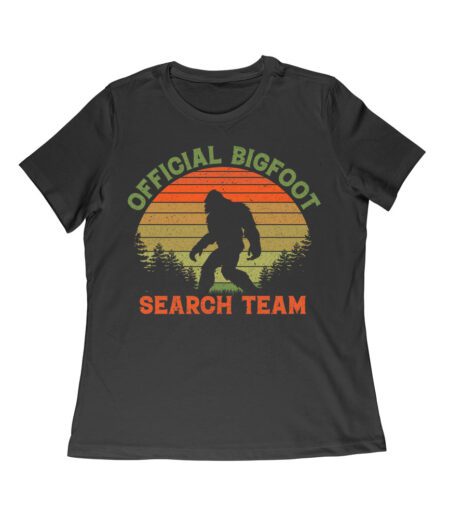 Official Bigfoot Search Team T-Shirt - Funny Sasquatch Hunter Tee Women Relaxed – Viva Party