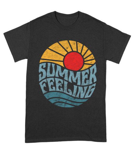 Summer Feeling T-Shirt - Sunny Days and Warm Vibes Tee Unisex Adult – Viva Party