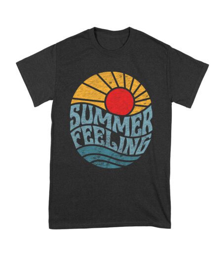 Summer Feeling T-Shirt - Sunny Days and Warm Vibes Tee Unisex Youth – Viva Party