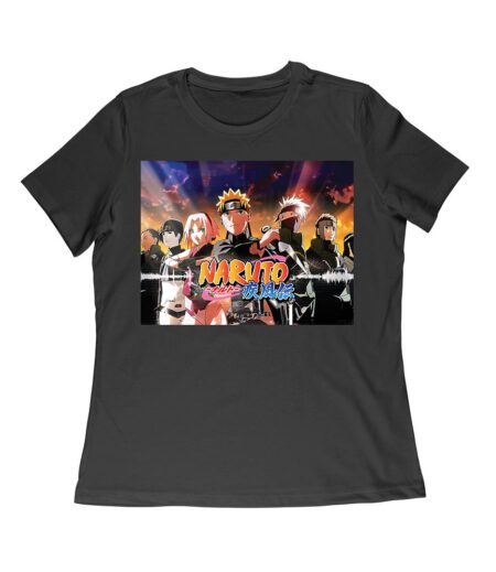 Naruto and Friends - Team 7 and Allies Shippuden Anime Tee Women Relaxed – Viva Party