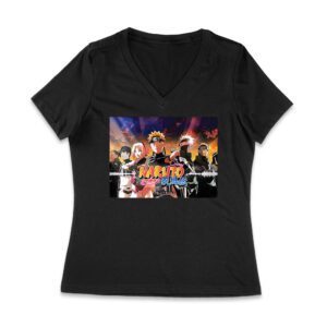 Naruto and Friends - Team 7 and Allies Shippuden Anime Tee Women Jersey V-Neck – Viva Party