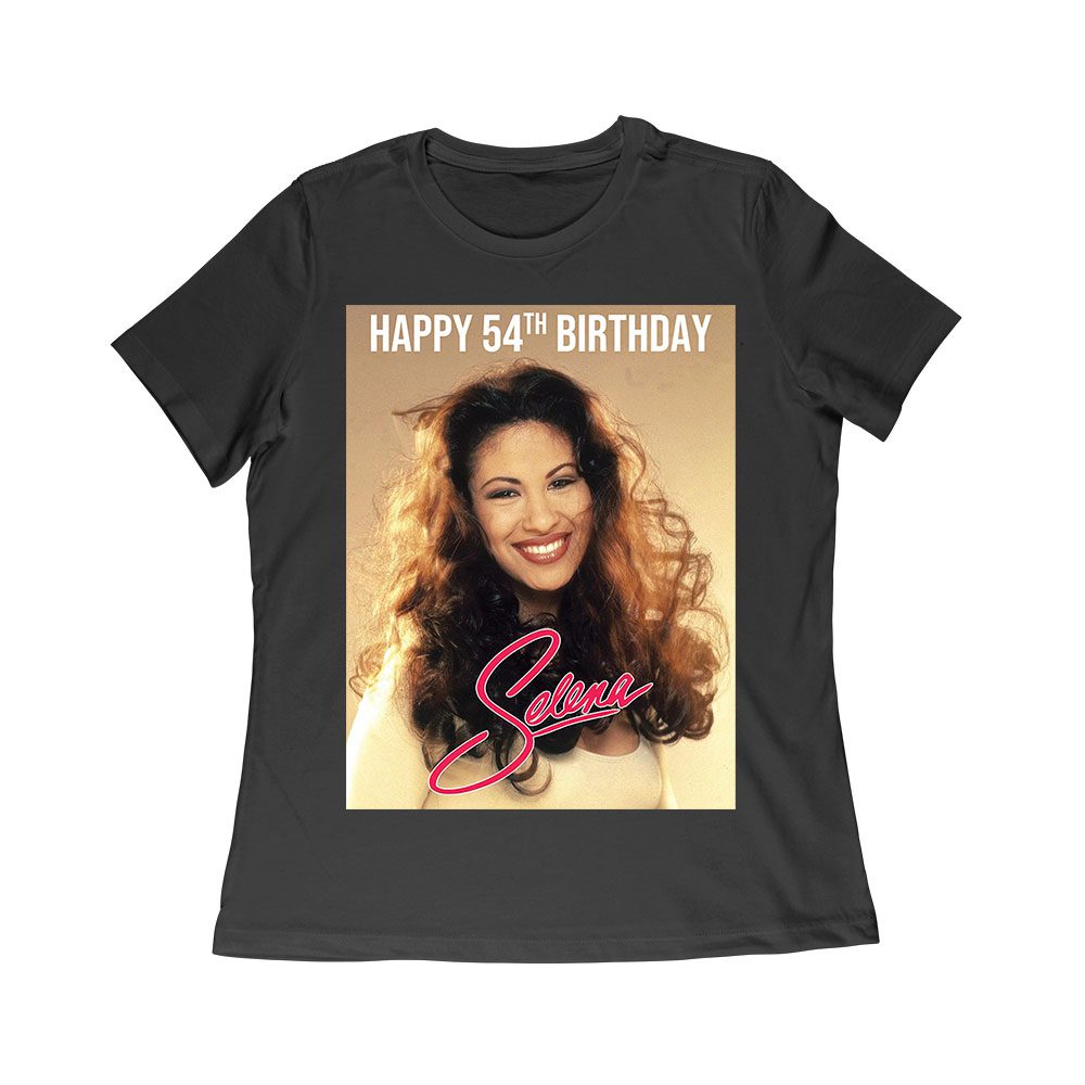 Selt-01_Wr-Black.jpg Legendary Latina Music Icon Birthday Tee - 90S Retro Style Fan Shirt - Limited Edition Tribute Gift Women Relaxed – Viva Party