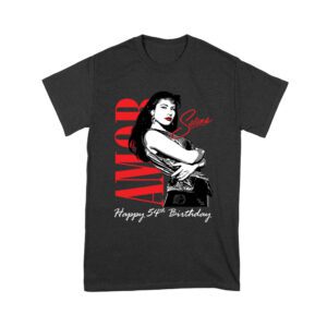 Amor Selena Happy 54th Birthday Shirt - 90s Retro Music Fan Tee - Limited Edition Tribute Gift Unisex Youth – Viva Party