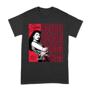 Selena Bidi Bidi Bom Bom Shirt - 90s Retro Music Fan Tee - Latina Legend Tribute Gift Unisex Adult – Viva Party
