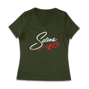 Selena with Rose Flower Shirt