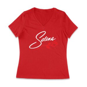 Selena with Rose Flower Shirt