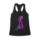 Selena in Singing Action Shirt - 90s Retro Music Fan Tee - Latina Legend Tribute Gift Women's Racerback Tank Top – Viva Party