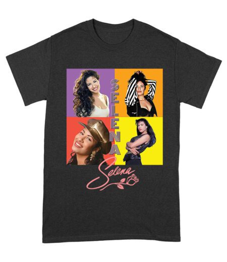 Selena Photo Collage Shirt - 90s Music Icon Tribute Tee - Retro Fan Gift Unisex Adult – Viva Party