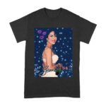 Selena Portrait Shirt - Timeless Latina Music Icon Tee - 90s Retro Fan Tribute Unisex Adult – Viva Party