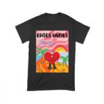 Bad-Bunny Ojitos Lindos Cartoon Heart Island T-Shirt Unisex Toddler – Viva Party